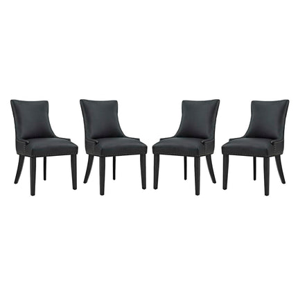 Modway EEI-3499 Marquis Faux Leather Dining Chair Set of 4 Modway