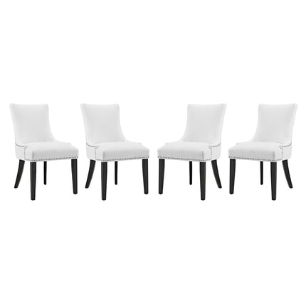 Modway EEI-3499 Marquis Faux Leather Dining Chair Set of 4 Modway