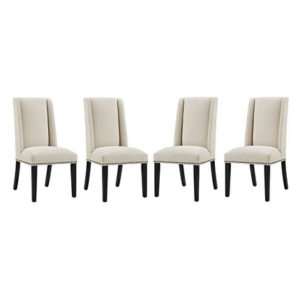Modway EEI-3503 Baron Fabric Dining Chair Set of 4 Modway