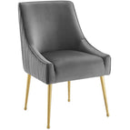 Gray / Upholstered Performance Velvet