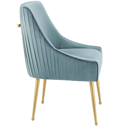 Modway EEI-3509 Discern Pleated Back Upholstered Performance Velvet Dining Chair Modway