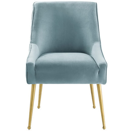 Modway EEI-3509 Discern Pleated Back Upholstered Performance Velvet Dining Chair Modway