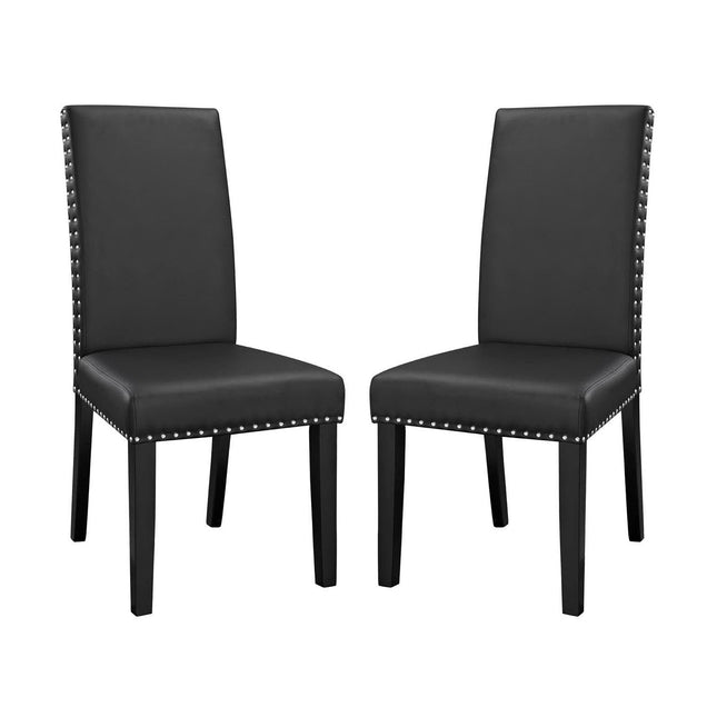 Modway EEI-3553 Parcel Vinyl Dining Side Chair Set of 2 Modway