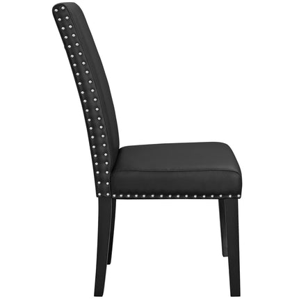 Modway EEI-3553 Parcel Vinyl Dining Side Chair Set of 2 Modway