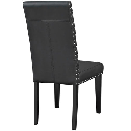 Modway EEI-3553 Parcel Vinyl Dining Side Chair Set of 2 Modway