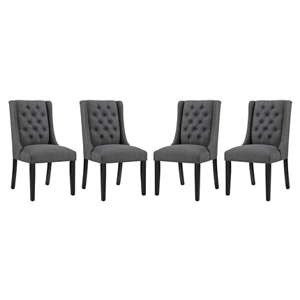 Modway EEI-3558 Baronet Fabric Dining Chair Set of 4 Modway