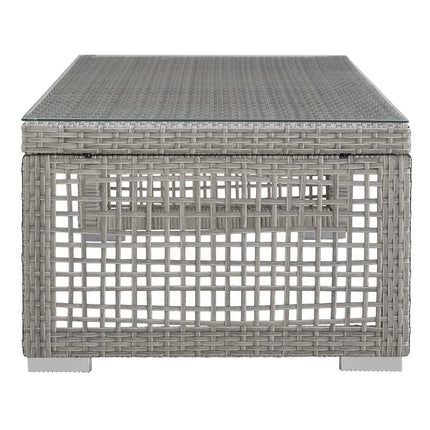Modway EEI-3559 Aura 6 Piece Outdoor Patio Wicker Rattan Set Modway