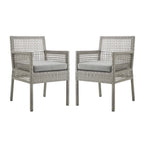 Gray Gray / Wicker Rattan