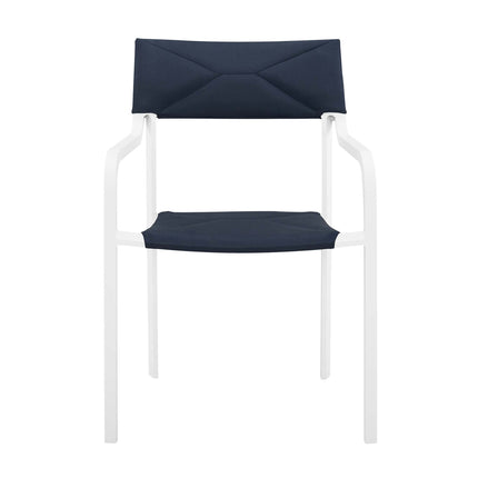 Modway EEI-3573 Raleigh Stackable Outdoor Patio Aluminum Dining Armchair Modway