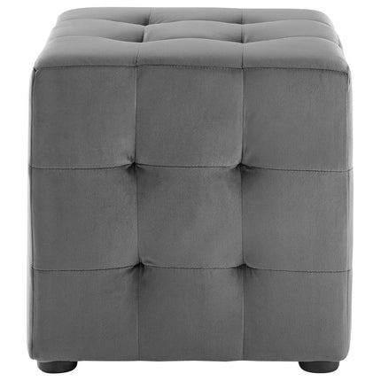 Modway EEI-3577 Contour Tufted Cube Performance Velvet Ottoman Modway