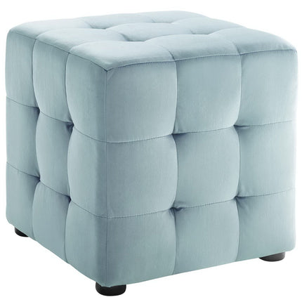 Modway EEI-3577 Contour Tufted Cube Performance Velvet Ottoman Modway