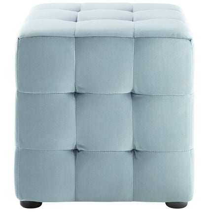 Modway EEI-3577 Contour Tufted Cube Performance Velvet Ottoman Modway