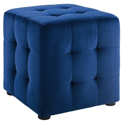 Modway EEI-3577 Contour Tufted Cube Performance Velvet Ottoman Modway