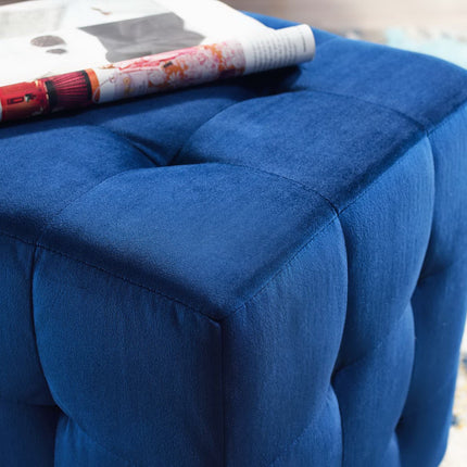 Modway EEI-3577 Contour Tufted Cube Performance Velvet Ottoman Modway