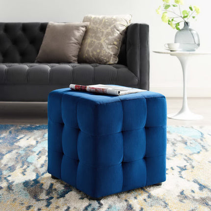 Modway EEI-3577 Contour Tufted Cube Performance Velvet Ottoman Modway