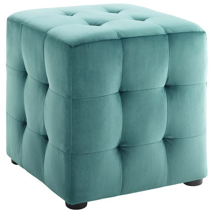 Modway EEI-3577 Contour Tufted Cube Performance Velvet Ottoman Modway