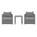 Gray Gray / Wicker Rattan