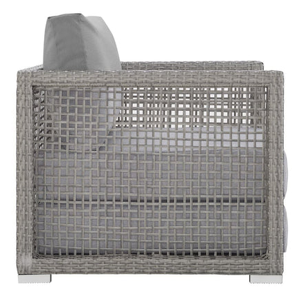 Modway EEI-3595 Aura 3 Piece Outdoor Patio Wicker Rattan Set Modway
