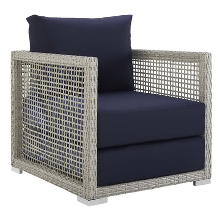 Modway EEI-3595 Aura 3 Piece Outdoor Patio Wicker Rattan Set Modway