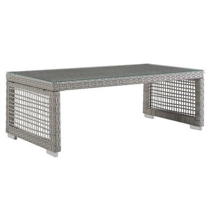 Modway EEI-3596 Aura 4 Piece Outdoor Patio Wicker Rattan Set Modway