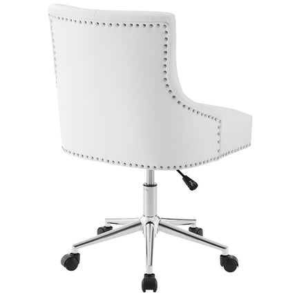 Modway EEI-3608 Regent Tufted Button Swivel Faux Leather Office Chair Modway