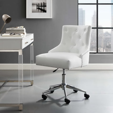 Modway EEI-3608 Regent Tufted Button Swivel Faux Leather Office Chair Modway