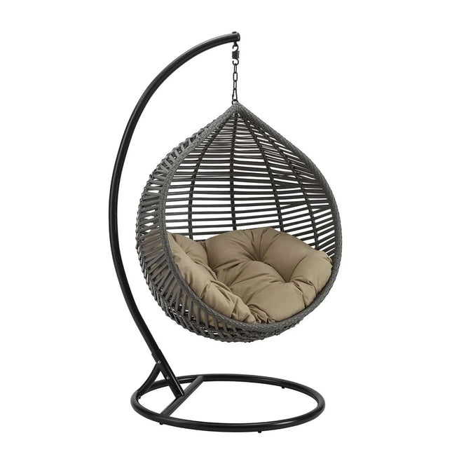 Modway EEI-3614 Garner Teardrop Outdoor Patio Swing Chair Modway