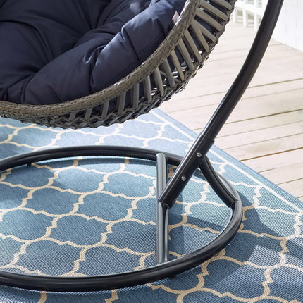 Modway EEI-3614 Garner Teardrop Outdoor Patio Swing Chair Modway