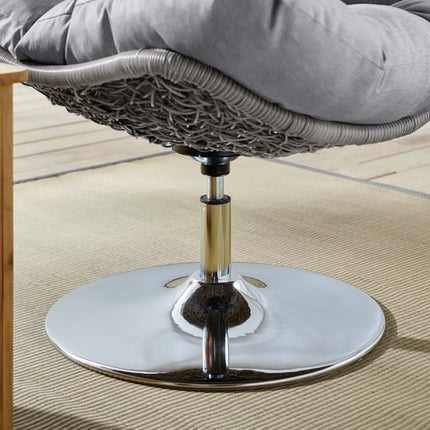 Modway EEI-3616 Brighton Wicker Rattan Outdoor Patio Swivel Lounge Chair Modway