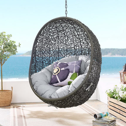 Modway EEI-3634 Hide Sunbrella® Fabric Swing Outdoor Patio Lounge Chair Without Stand Modway