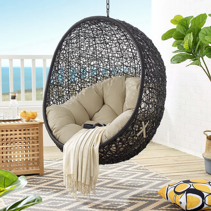 Modway EEI-3635 Encase Sunbrella® Fabric Swing Outdoor Patio Lounge Chair Without Stand Modway