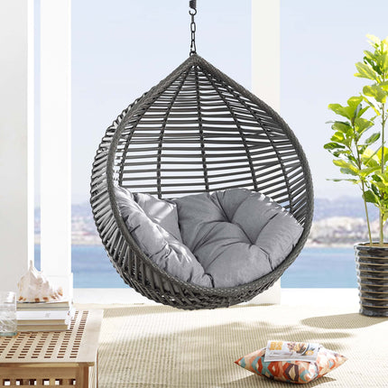 Modway EEI-3637 Garner Teardrop Outdoor Patio Swing Chair Without Stand Modway