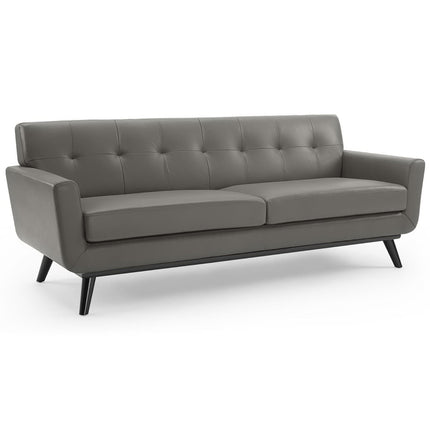 Modway EEI-3733 Engage Top-Grain Leather Living Room Lounge Sofa Modway