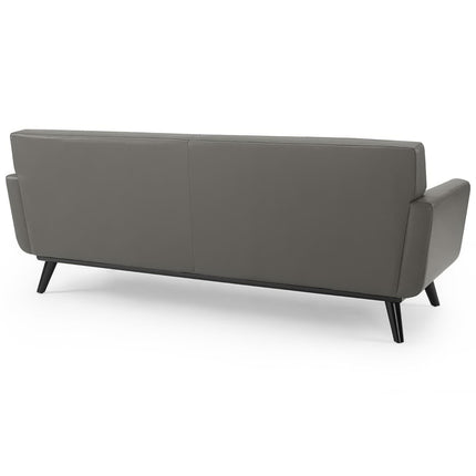 Modway EEI-3733 Engage Top-Grain Leather Living Room Lounge Sofa Modway