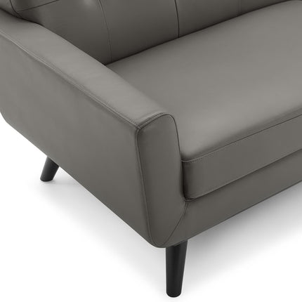 Modway EEI-3733 Engage Top-Grain Leather Living Room Lounge Sofa Modway