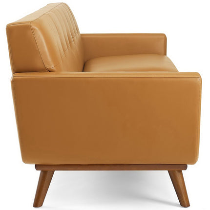 Modway EEI-3733 Engage Top-Grain Leather Living Room Lounge Sofa Modway