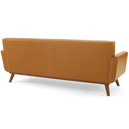 Modway EEI-3733 Engage Top-Grain Leather Living Room Lounge Sofa Modway