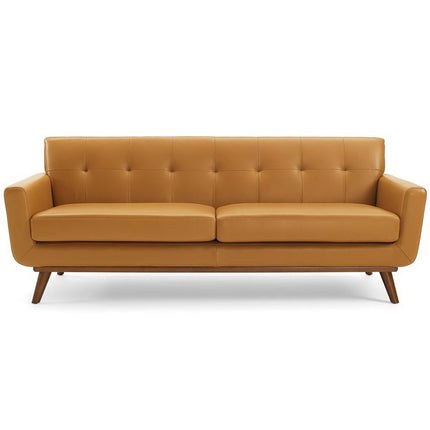 Modway EEI-3733 Engage Top-Grain Leather Living Room Lounge Sofa Modway