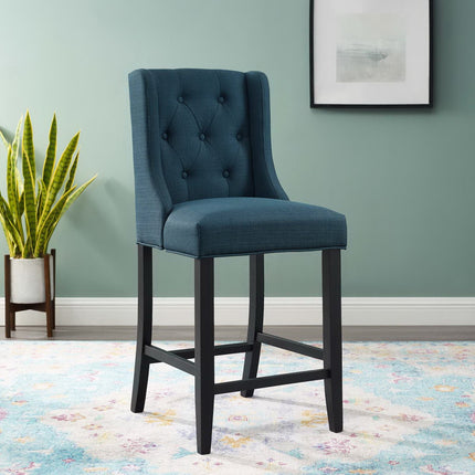 Modway EEI-3739 Baronet Tufted Button Upholstered Fabric Counter Stool Modway