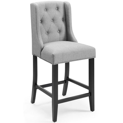 Modway EEI-3739 Baronet Tufted Button Upholstered Fabric Counter Stool Modway
