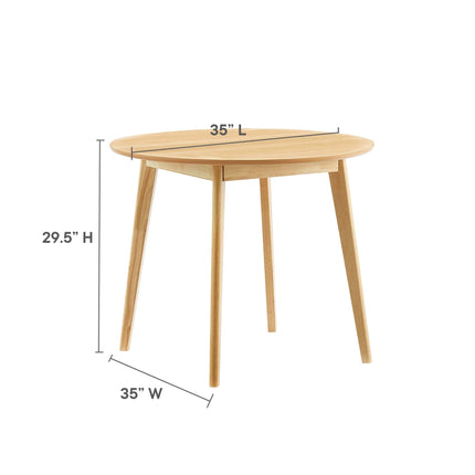 Modway EEI-3749 Vision 35" Round Dining Table Modway