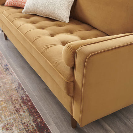 Modway EEI-3764 Valour Performance Velvet Sofa Modway