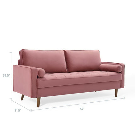 Modway EEI-3764 Valour Performance Velvet Sofa Modway