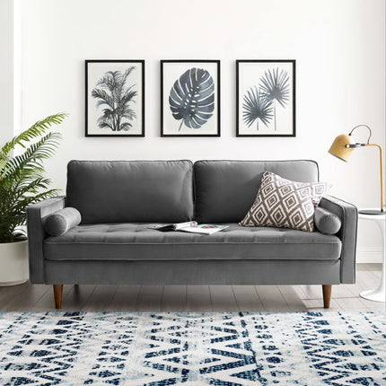 Modway EEI-3764 Valour Performance Velvet Sofa Modway