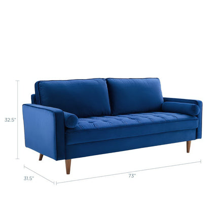 Modway EEI-3764 Valour Performance Velvet Sofa Modway