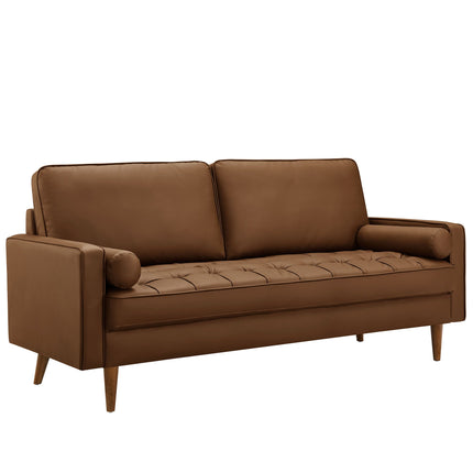 Modway EEI-3765 Valour Tufted Vegan Leather Sofa Modway
