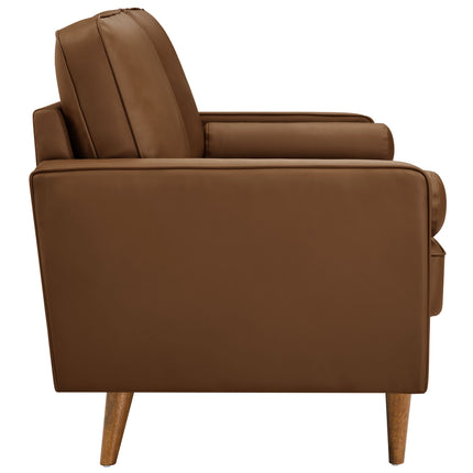 Modway EEI-3765 Valour Tufted Vegan Leather Sofa Modway