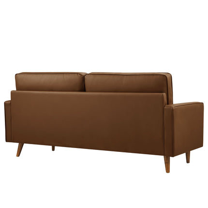 Modway EEI-3765 Valour Tufted Vegan Leather Sofa Modway