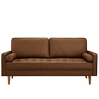 Brown / Vegan Leather