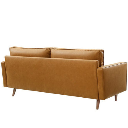 Modway EEI-3765 Valour Tufted Vegan Leather Sofa Modway
